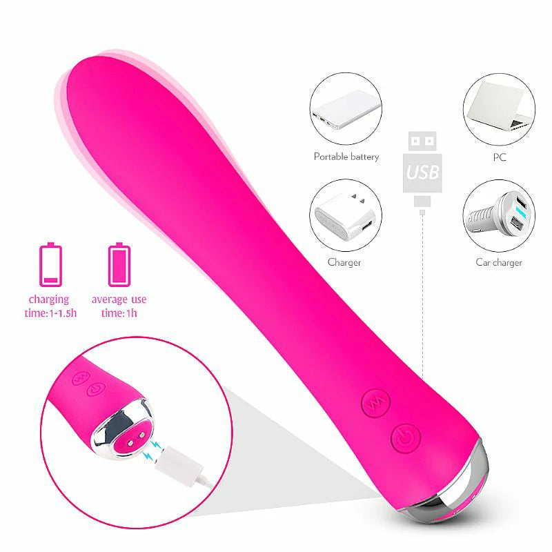 VIBRADOR DE PONTO G COM AQUECIMENTO S-HANDE RECARREGAVEL