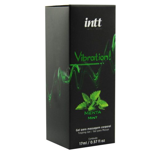 VIBRATION GEL EXCITANTE BEIJÁVEL MENTA 17ML INTT