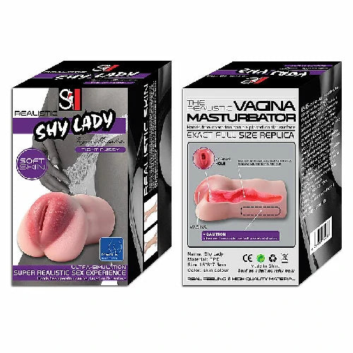 MASTURBADOR MASCULINO VAGINA SHY LADY COM TEXTURA