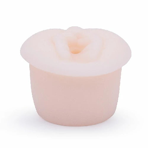 BOMBA PENIANA MANUAL COM 3 ANEIS EM SILICONE E 1 EM FORMATO DE VAGINA