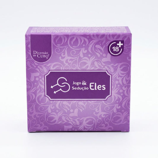KIT ERÓTICO JOGO E SEDUÇÃO ELES COM 4 DADOS E VELA AROMÁTICA