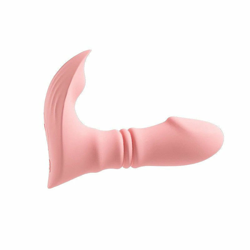 VIBRADOR PONTO G E CLITÓRIS VAI E VEM 10 MODOS DE VELOCIDADE COM CONTROLE SEM FIO