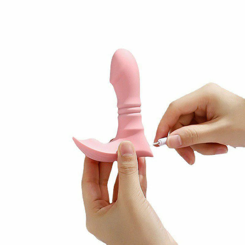 VIBRADOR PONTO G E CLITÓRIS VAI E VEM 10 MODOS DE VELOCIDADE COM CONTROLE SEM FIO