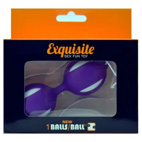 BOLA BENWA COM PESO INTERNO PARA POMPOARISMO ROXO FHTOYS