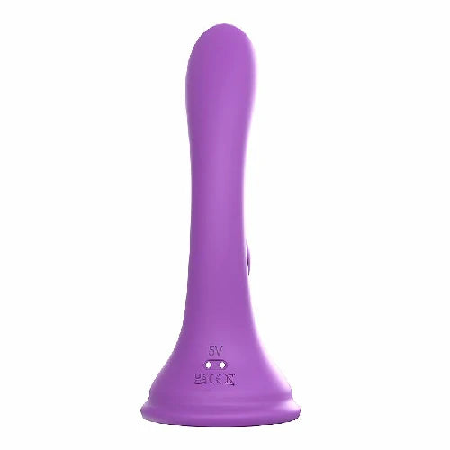 VIBRADOR DE PONTO G E CLITORIS DOLPHIN LOVER ROXO S-HANDE