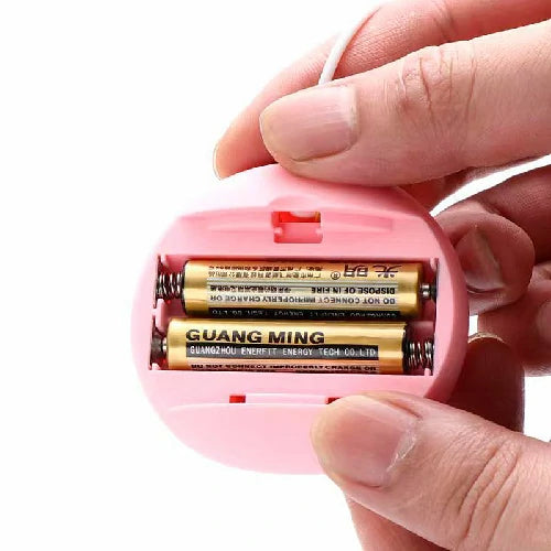 VIBRADOR BULLET A PILHA COM CONTROLE ROXO