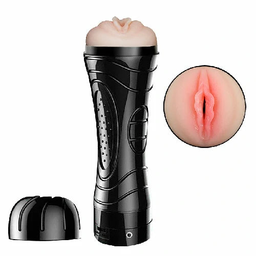 MASTURBADOR LANTERNA RECARREGAVEL VAGINA COM VIBRO SUSAN