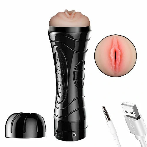 MASTURBADOR LANTERNA RECARREGAVEL VAGINA COM VIBRO SUSAN