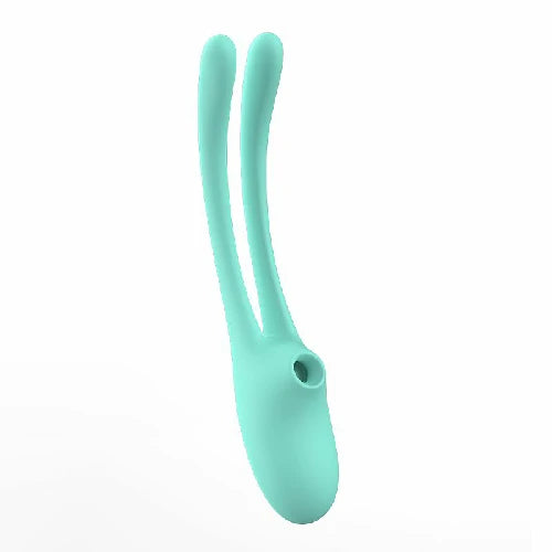 VIBRADOR DE PONTO G E CLITORIS COM PULSACAO RABBIT EAR S-HANDE