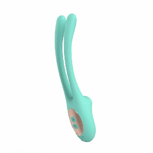 VIBRADOR DE PONTO G E CLITORIS COM PULSACAO RABBIT EAR S-HANDE