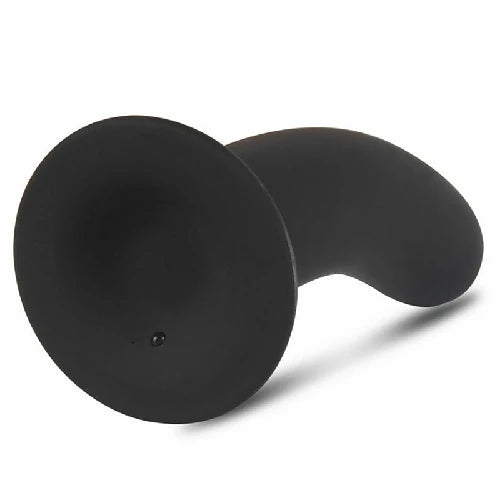 PLUG ANAL LONGO EM SILICONE PRETO 15 X 3,0 CM