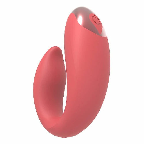 VIBRADOR CASAL VERMELHO COM CASE EM ACRILICO 10 MODOS DE VIBRAÇÃO