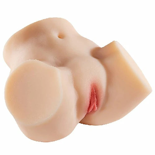 MASTURBADOR BUNDA REALISTA COM VAGINA E ANUS 20 X 16 CM
