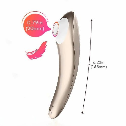 VIBRADOR DE PULSAÇÃO ALEX SCREAMING PRO PRATA S-HANDE