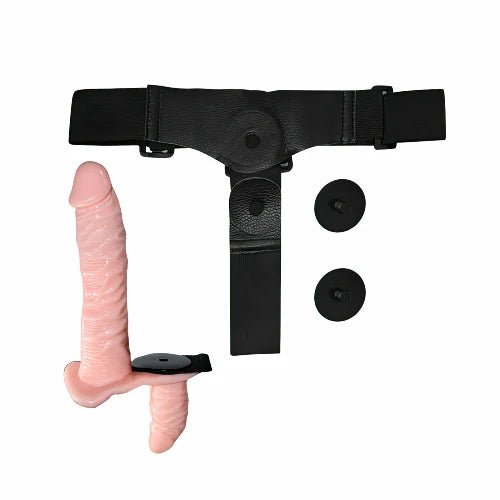 CINTA COM DUAS PROTESE PENIANA E VIBRO MULTIVELOCIDADE ULTRA