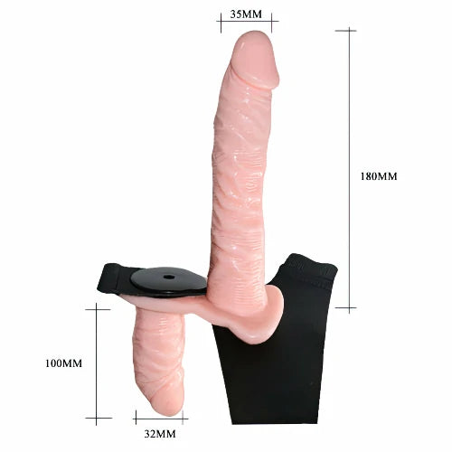 CINTA COM DUAS PROTESE PENIANA E VIBRO MULTIVELOCIDADE ULTRA