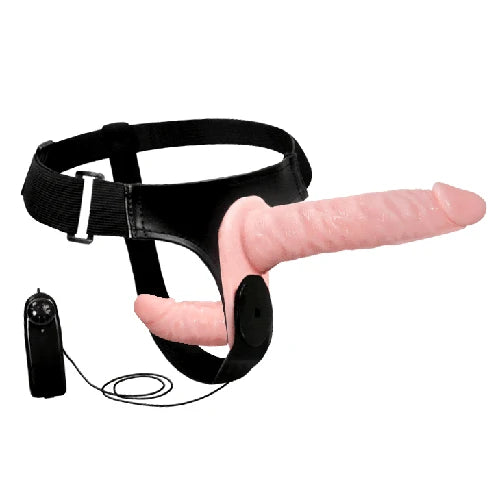 CINTA COM DUAS PROTESE PENIANA E VIBRO MULTIVELOCIDADE ULTRA