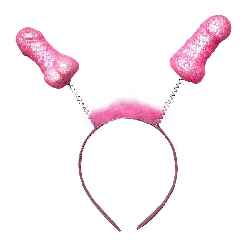 TIARA DESPEDIDA DE SOLTEIRO COM PENIS E NA COR ROSA