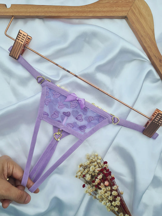 CALCINHA PERSONALIZADA SECRETARIA LILÁS