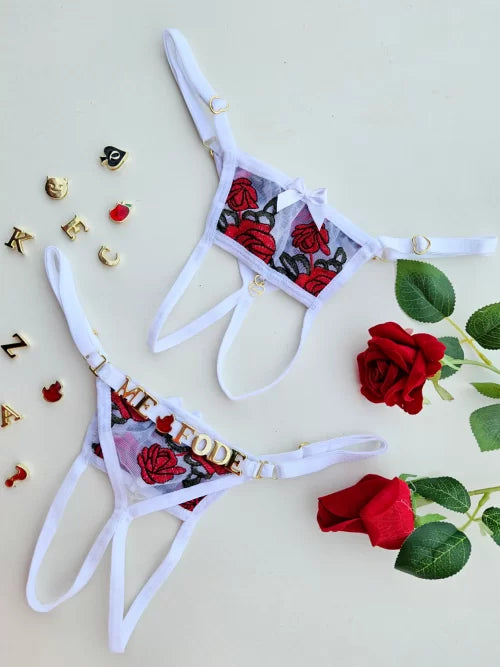 CALCINHA PERSONALIZADA SECRETARIA BRANCA ROSAS