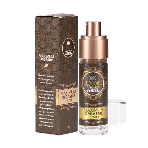 Maximum Orgasme Luxxxo, gel excitante feminino com sensações de aquecimento, frescor e vibração. Uma opção para explorar novas sensações na intimidade.