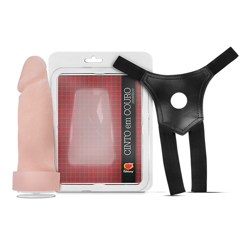 CINTA COM PRÓTESE EM CYBERSKIN VERTEBRADA 16 X 5 CM SEXY FANTASY
