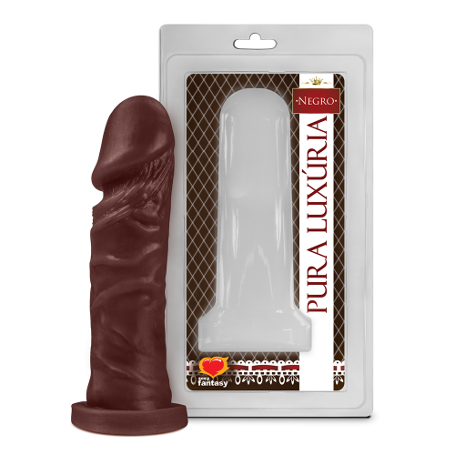 PRÓTESE MACIÇA 15,3 X 4 CM CHOCOLATE SEXY FANTASY