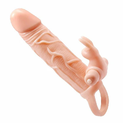 CAPA PENIANA COM VIBRO 17 X 4 CM BRAVE MAN PRETTY LOVE