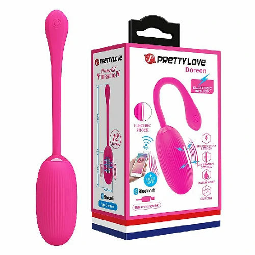 VIBRADOR BULLET RECARREGAVEL BLUETOOTH DORREEN PINK PRETTY LOVE