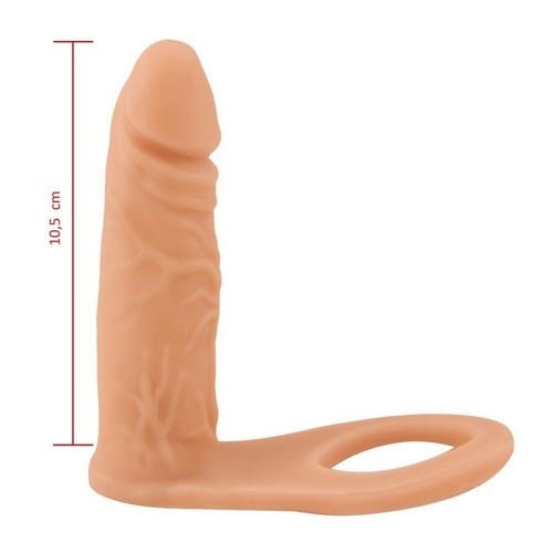 ANEL COM COMPANHEIRO PURA LUXURIA 10,4 X 2,8 CM SEXY FANTASY