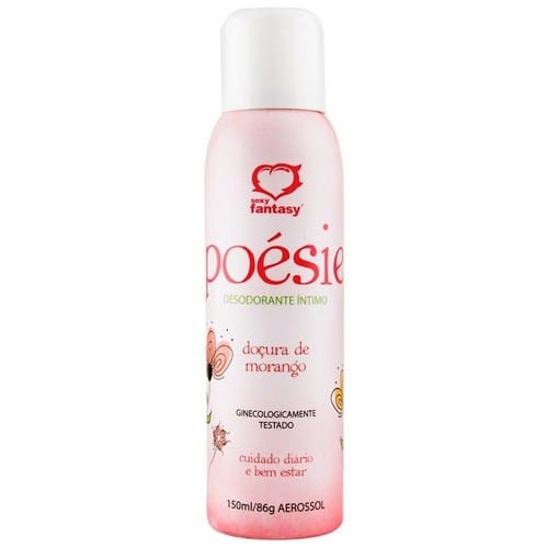 POÉSIE DESODORANTE ÍNTIMO AROMÁTICO 150ML MORANGO SEXY FANTASY
