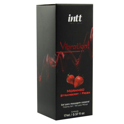 VIBRATION GEL EXCITANTE BEIJÁVEL MORANGO 17ML INTT