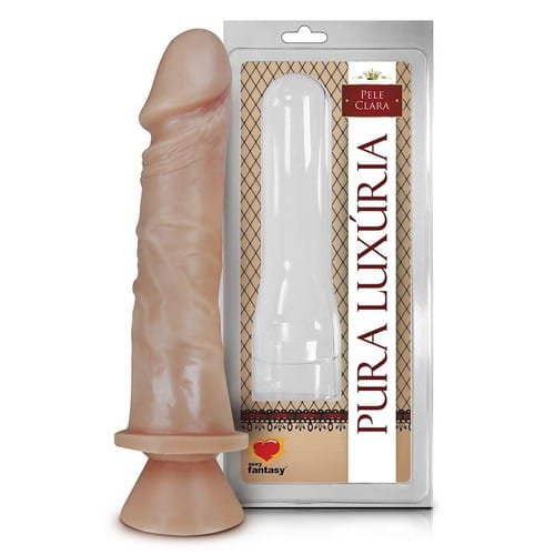 PRÓTESE MACIÇA COM VENTOSA 18 X 4,4 CM SEXY FANTASY