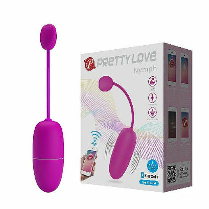 VIBRADOR BULLET INTERATIVO POR APLICATIVO NYMPH PRETTY LOVE