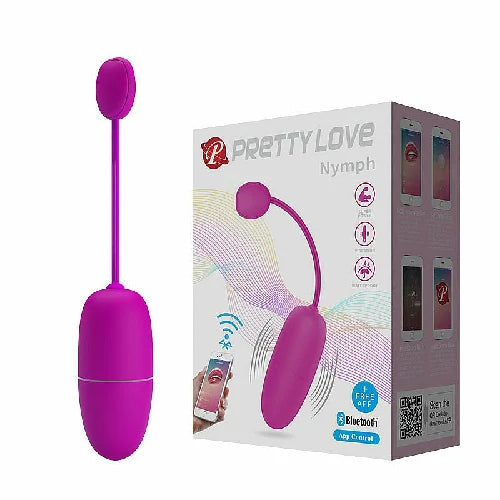 VIBRADOR BULLET INTERATIVO POR APLICATIVO NYMPH PRETTY LOVE