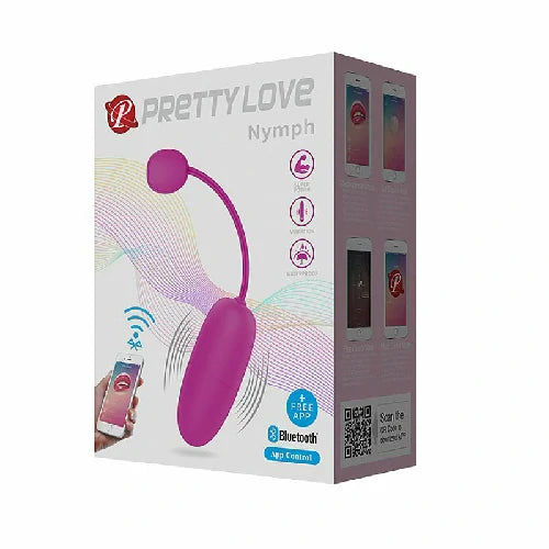 VIBRADOR BULLET INTERATIVO POR APLICATIVO NYMPH PRETTY LOVE
