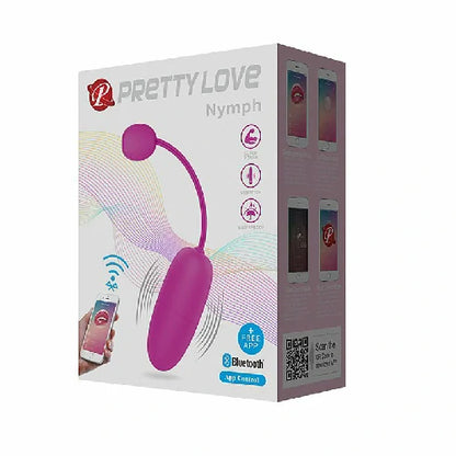 VIBRADOR BULLET INTERATIVO POR APLICATIVO NYMPH PRETTY LOVE