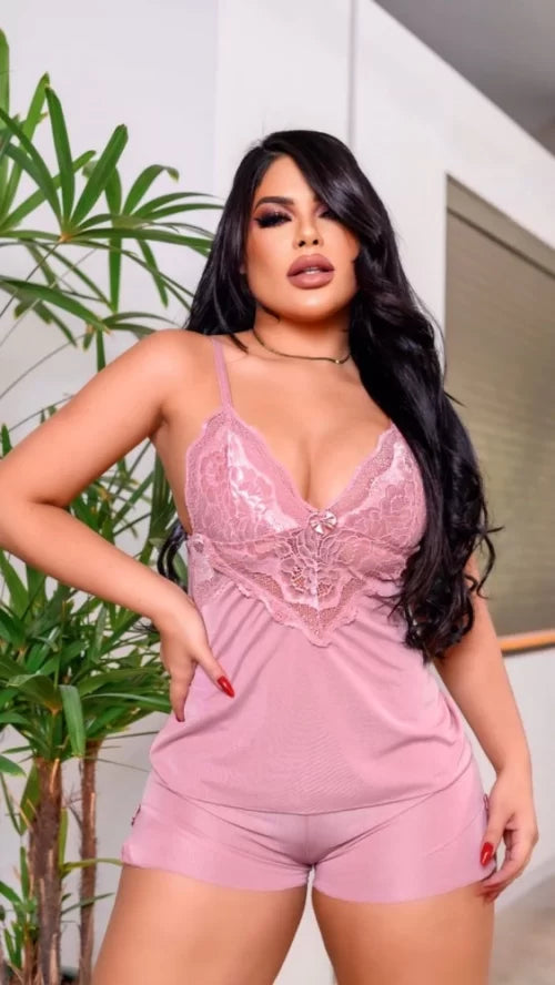 BABY DOLL W V ROSA BB TAMANHO GG