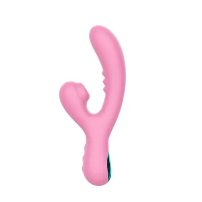 VIBRADOR DE LUXO OASIS ROSA COM AZUL VIBRA COLLORS INTT