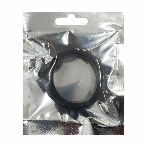 ANEL PENIANO EM SILICONE PRETO