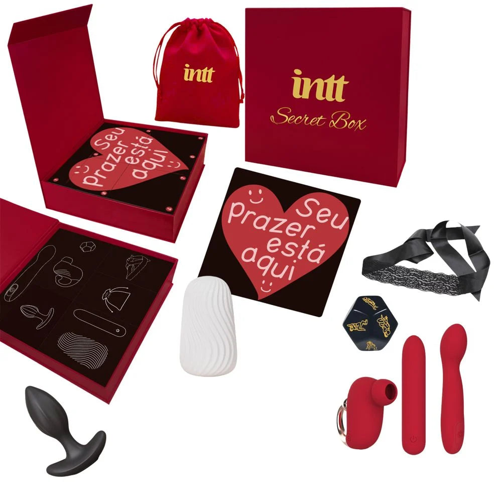 KIT SECRET BOX INTT 7 DIAS DE DESCOBERTAS COM JOGOS E ACESSORIOS