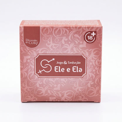 KIT ERÓTICO JOGO E SEDUÇÃO ELE E ELA COM 4 DADOS E VELA AROMÁTICA