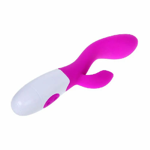 VIBRADOR PONTO G E CLITORIS BRIGHTY ROXO PRETTYLOVE