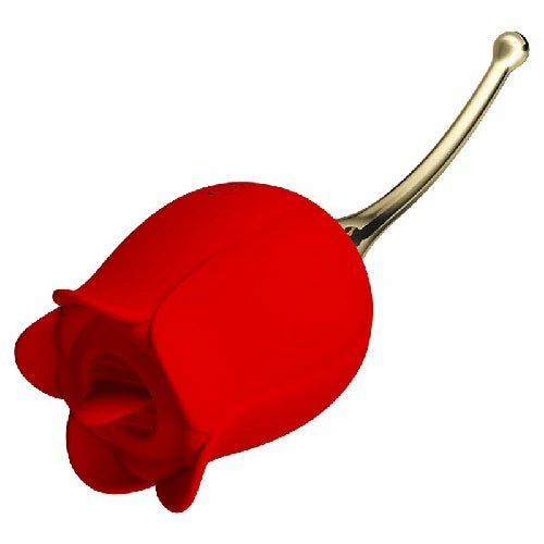 VIBRADOR TIPO ROSA ESTIMULADORA DE CLITORIS ROSE LOVER PRETTY LOVE