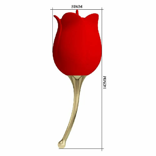 VIBRADOR TIPO ROSA ESTIMULADORA DE CLITORIS ROSE LOVER PRETTY LOVE