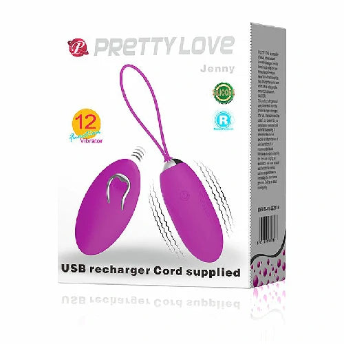 VIBRADOR BULLET COM CONTROLE REMOTO JENNY PRETTY LOVE