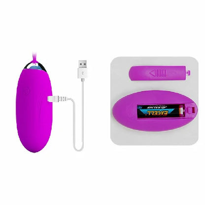 VIBRADOR BULLET COM CONTROLE REMOTO JENNY PRETTY LOVE