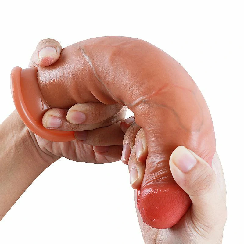 PÊNIS REALÍSTICO COM DUPLA CAMADA  20,0 X 4,5 CM