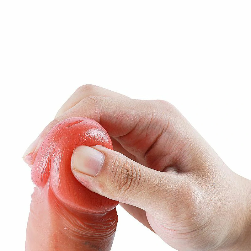 PÊNIS REALÍSTICO COM DUPLA CAMADA  20,0 X 4,5 CM