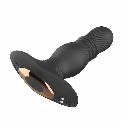 PLUG ANAL COM VIBRO VAI E VEM ROY PRETO